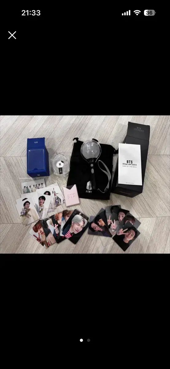 BTS 公式 ペンライト フォトカード