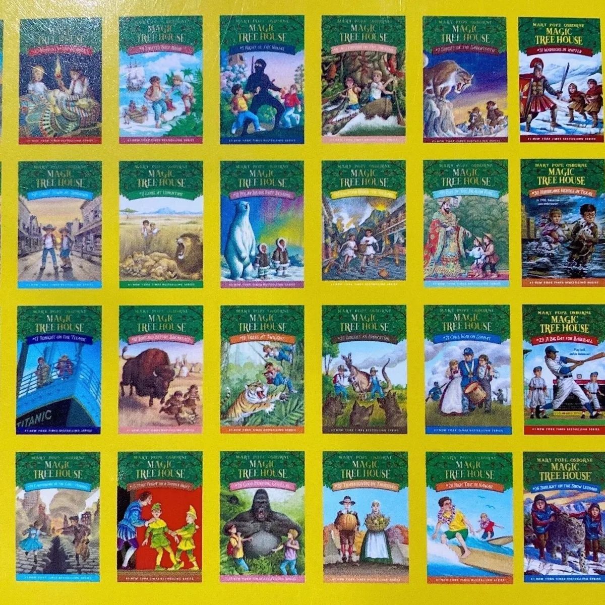 英語絵本 Magic Tree House シリーズ1（36冊+1冊練習冊) 新品 洋書 英語 子供英語絵本 英語勉強