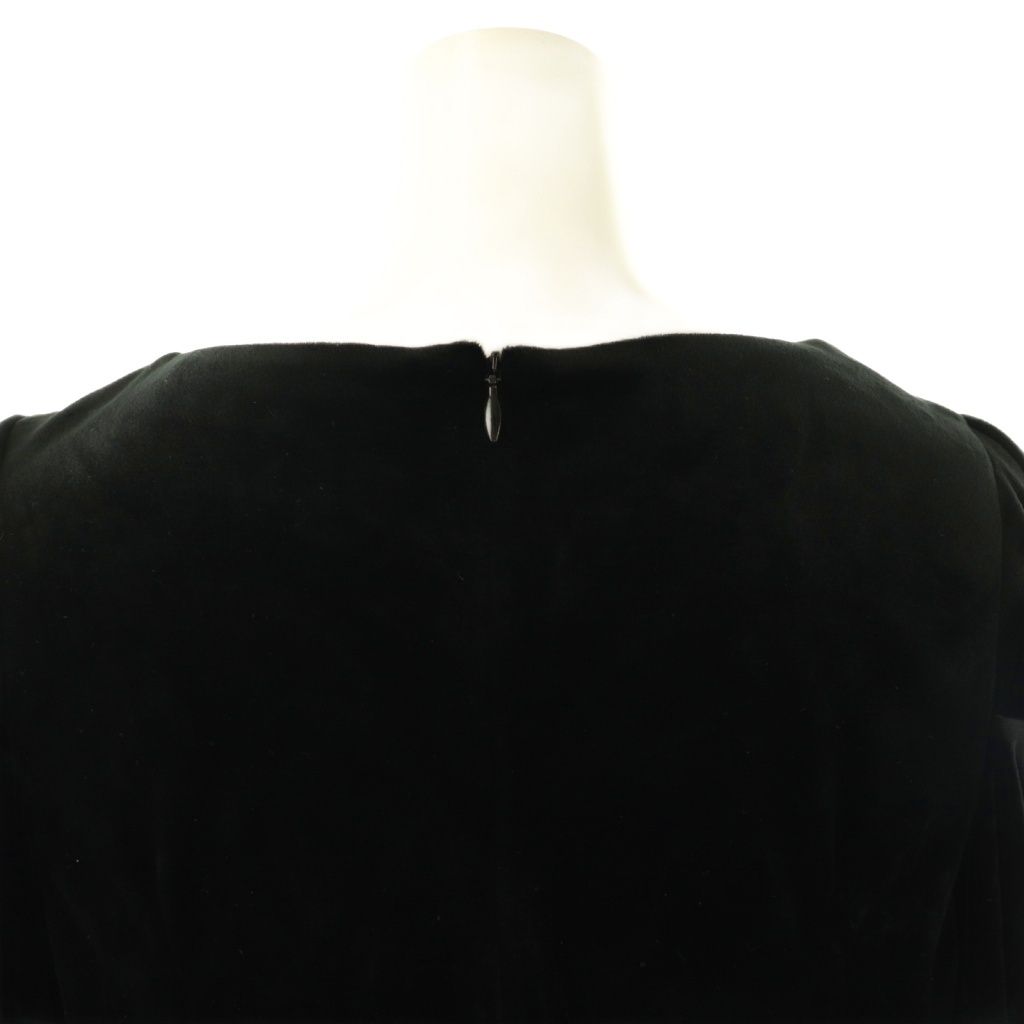 ★新品未使用★Cygne ベロアトップス Agathe サイズ0 シーニュ cygne ベロアトップス Agathe カットソー 0 ブラック