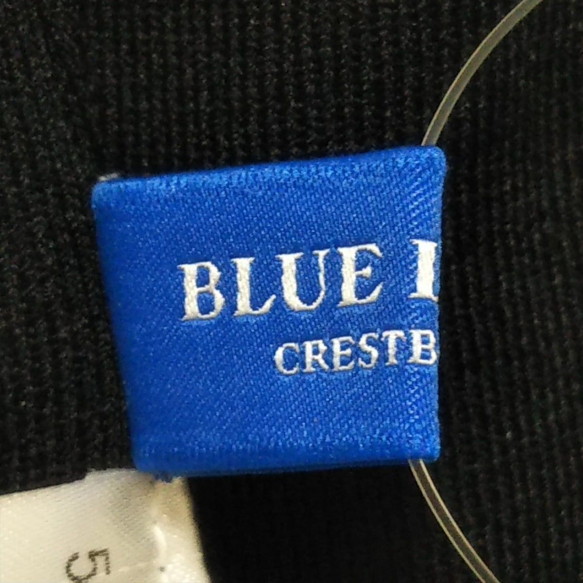 BLUE LABEL CRESTBRIDGE(ブルーレーベルクレストブリッジ) 七分袖セーター サイズ38 M レディース美品  - 黒×レッド×マルチ リボン