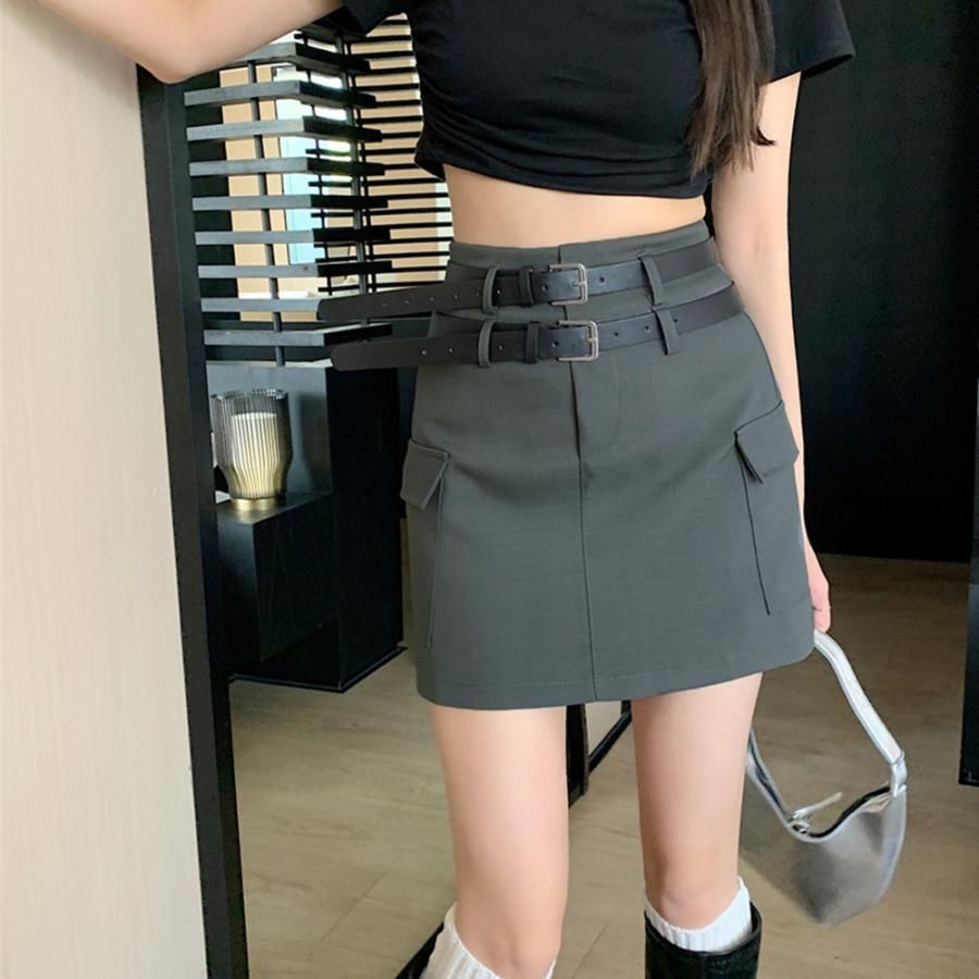 キュロットスカート 着やせ
