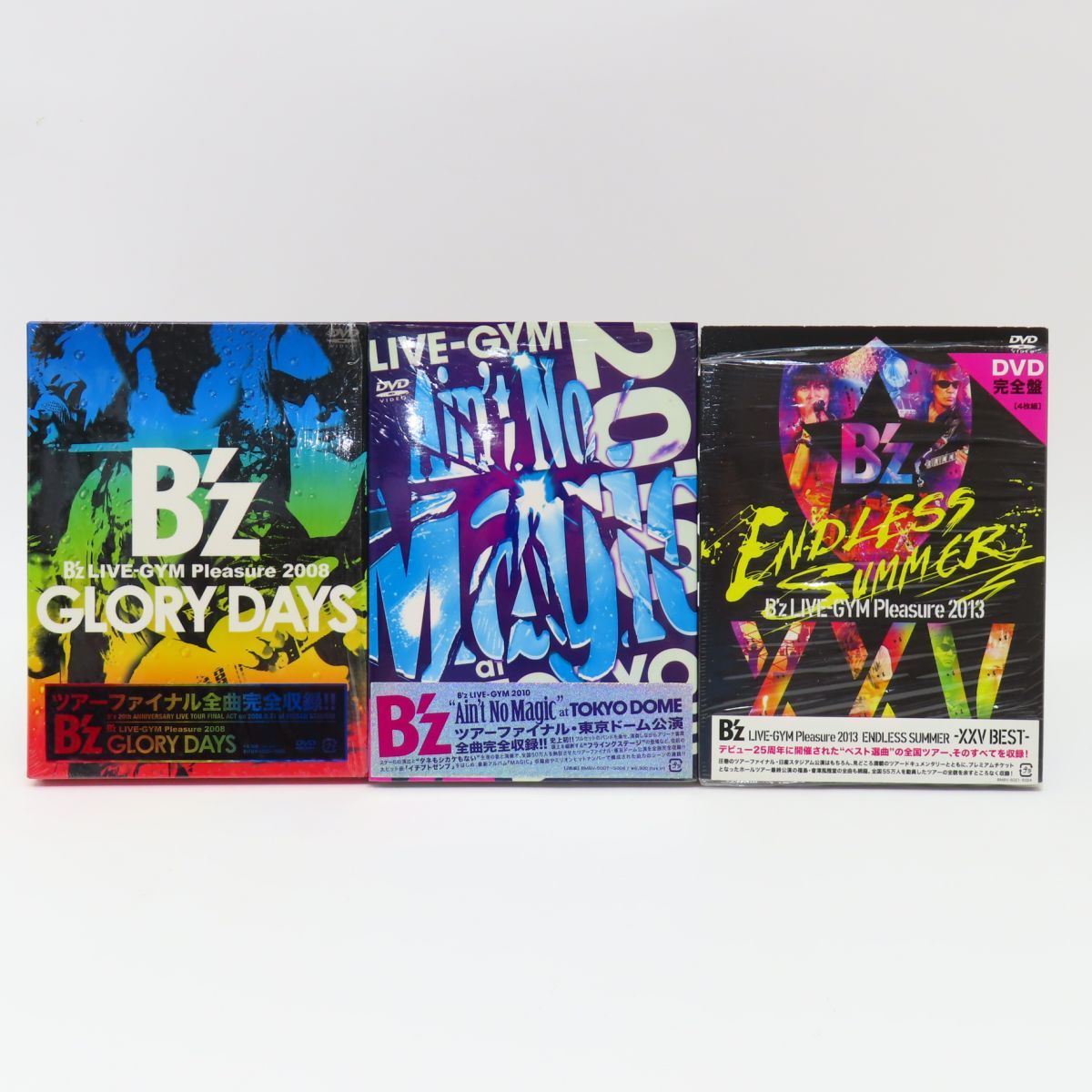 DVD B'z ライブ DVD 3本 セット LIVE-GYM Pleasure 2008 GLORY