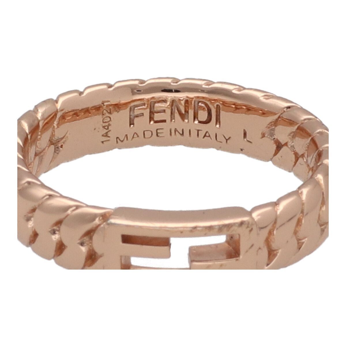 中古】 Fendi フェンディ バゲット リング 指輪・リング