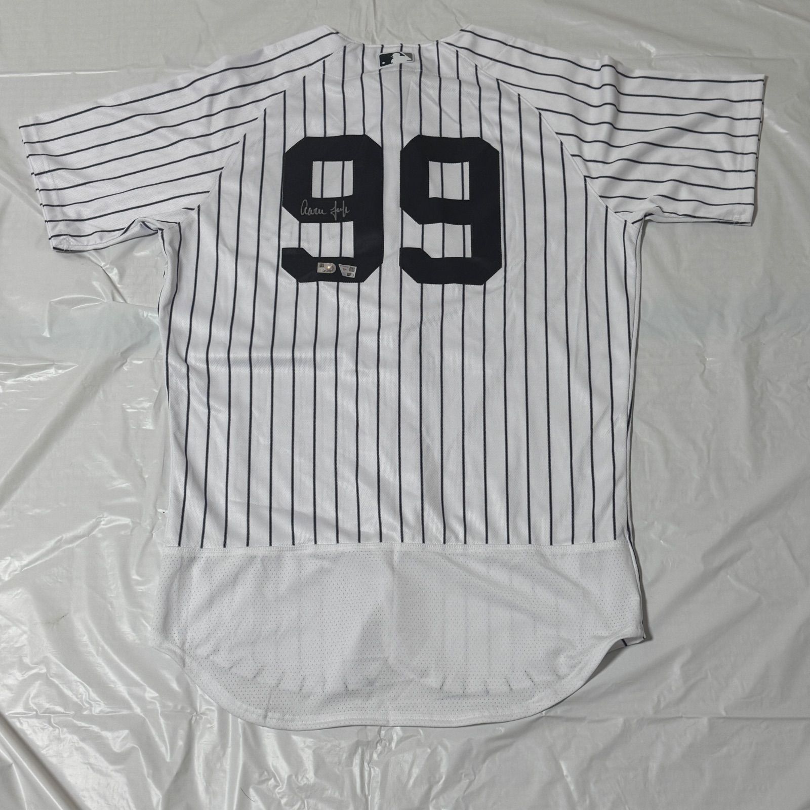 アーロン ジャッジ 直筆サイン ホワイト ユニフォーム MLB Fanatics