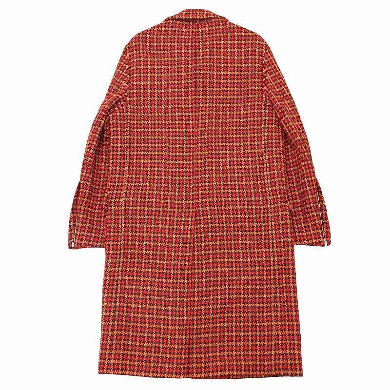マルニ MARNI 17AW ステンカラーコート ロング 千鳥柄 チェック