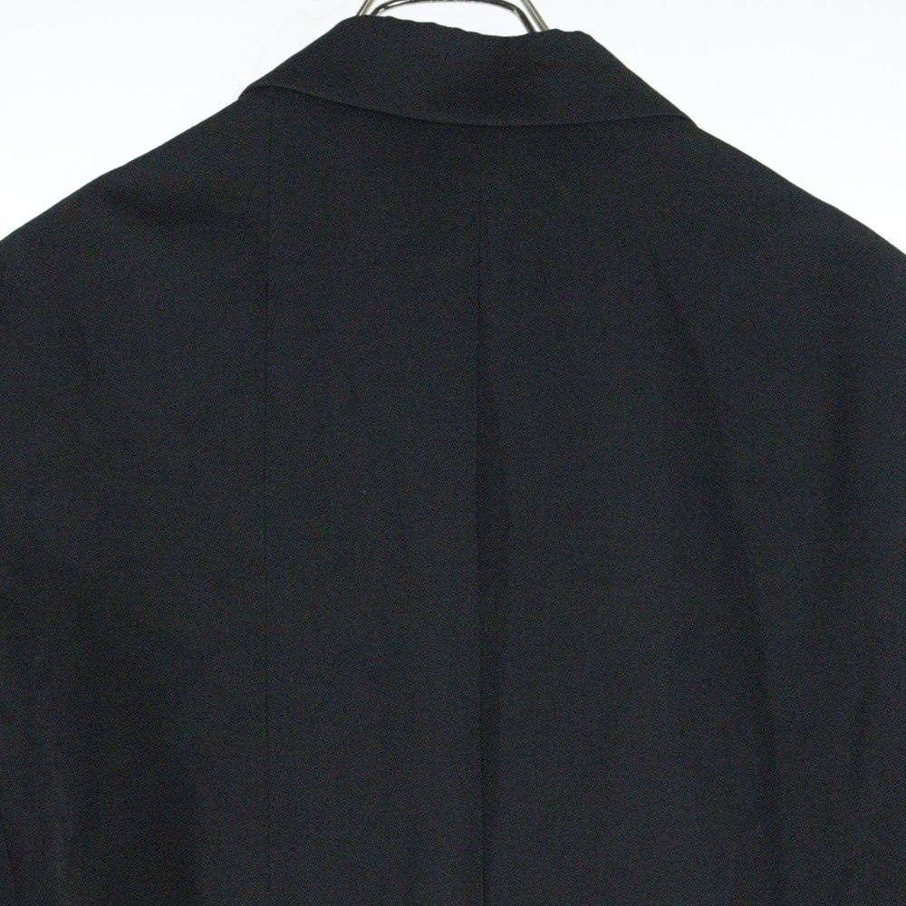 yohji yamamoto 前二重フラシジャケット　ウールギャバジン　サイズ4 yohji yamamoto 前二重フラシジャケット ウールギャバジン サイズ4