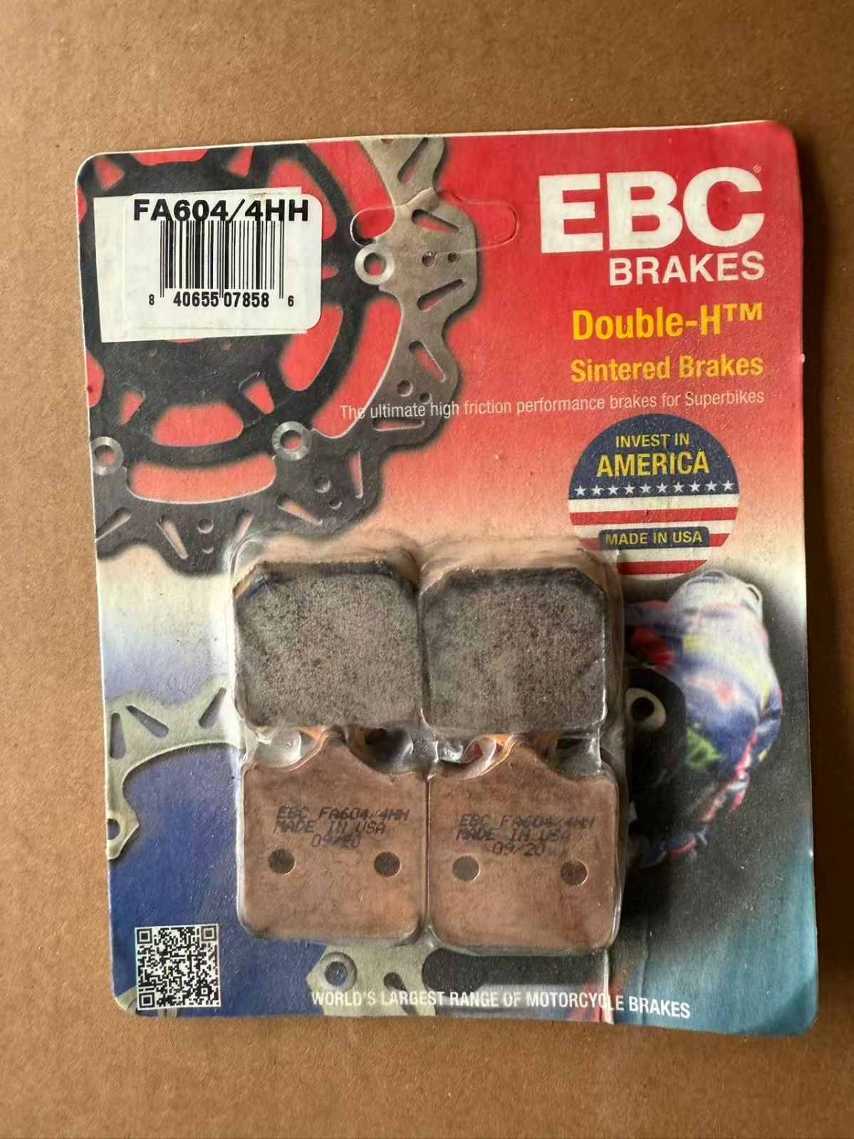 EBC 焼結 HH ブレーキパッド 丨 1721-1253 | FA604|4