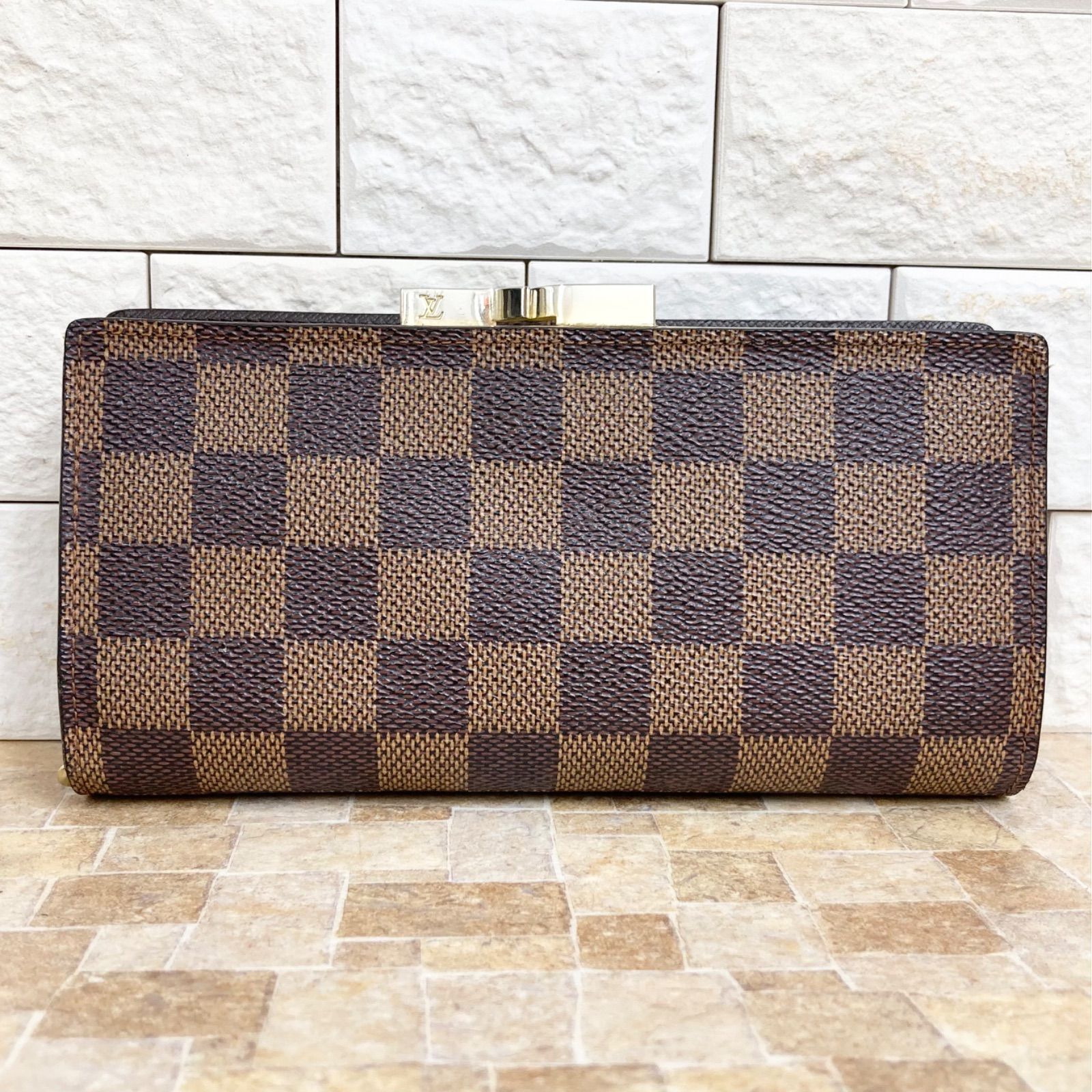 希少USAモデル】LOUISVUITTON ルイヴィトン 長財布 がま口 ダミエ 