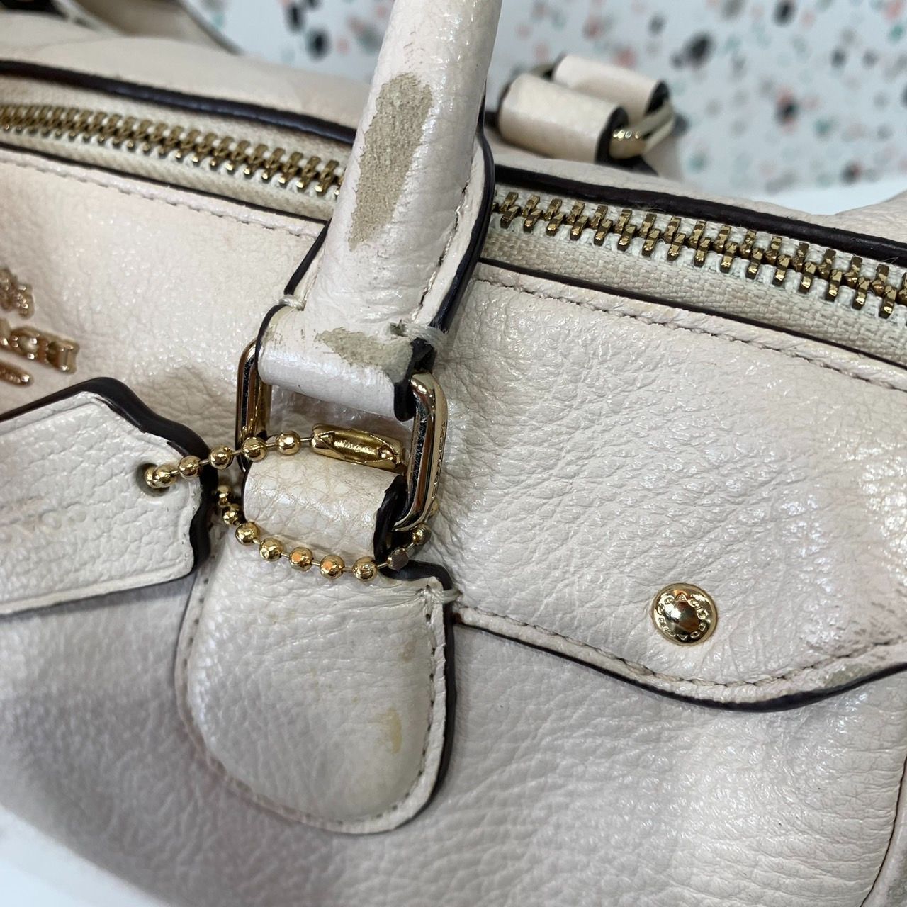 COACH コーチ 2WAY ミニボストン ショルダーバッグ ななめ掛け 