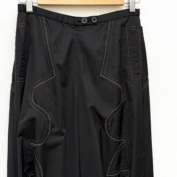 anc エイココンドウ EIKO KONDO パンツ 42 黒系 ステッチ ナイロン