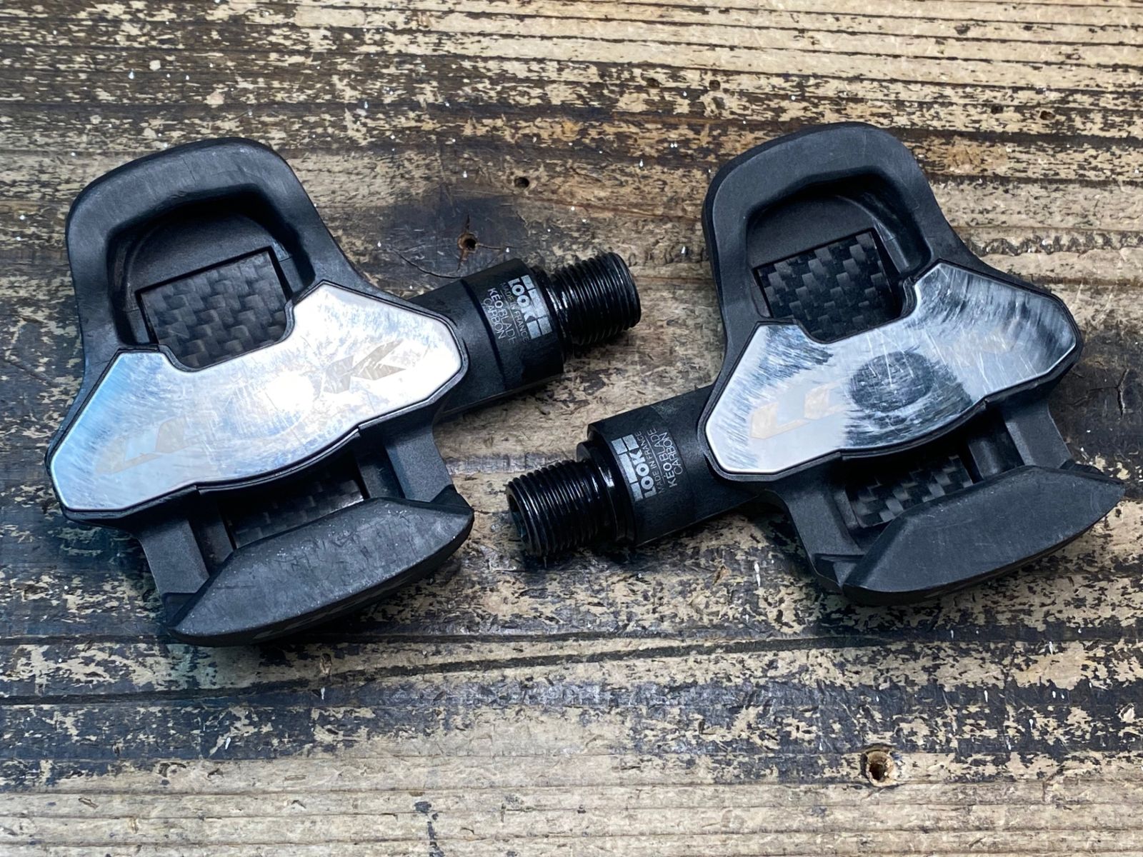 JH524 ルック LOOK ケオ KEO BLADE CARBON ビンディングペダル クロモリシャフト