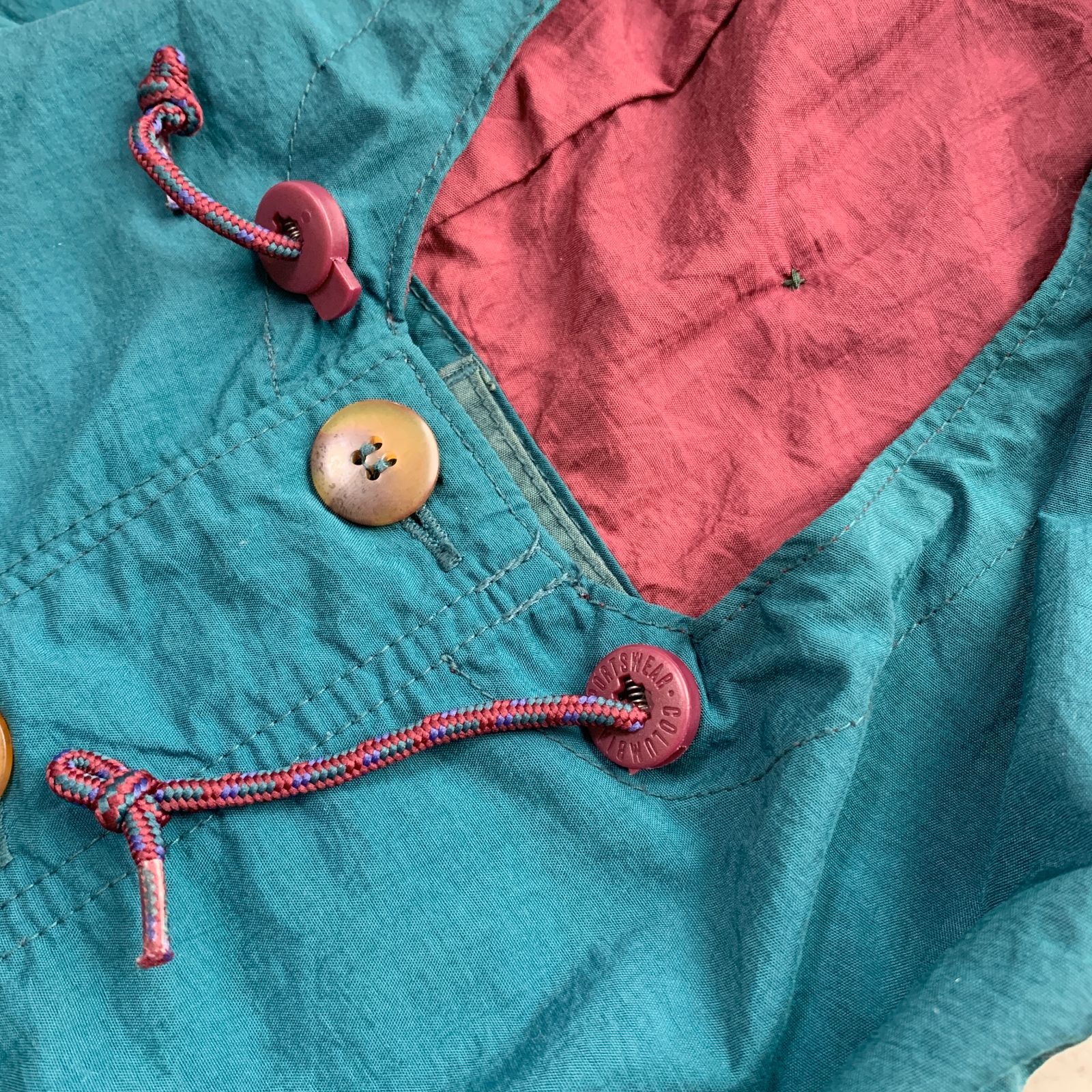 90s Columbia Button Anorak Parka コロンビア アノラックパーカ 