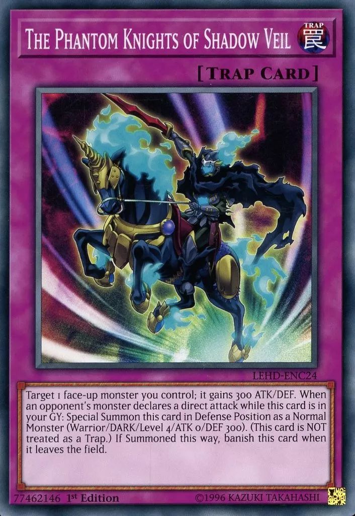 中古】遊戯王 LEHD-ENC24[N]：The Phantom Knights of Shadow