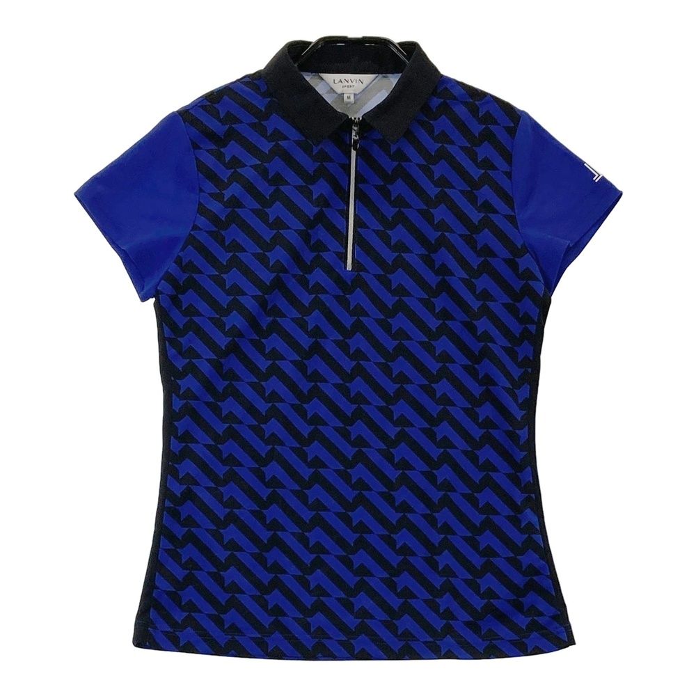 サイズ：M LANVIN SPORT ランバン スポール ; ハーフジップ 半袖