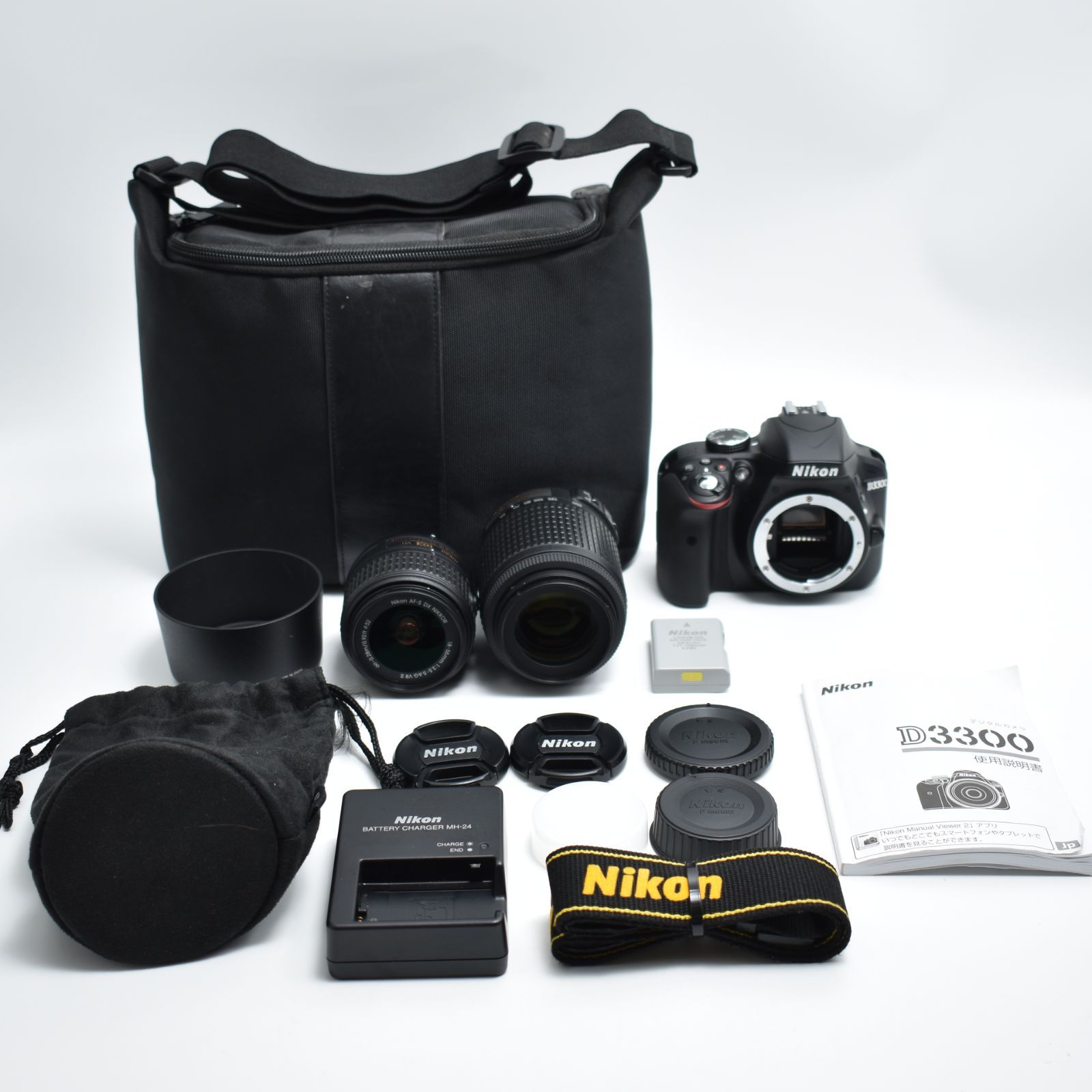 Nikon ニコン D3300 ダブルズームキット BLACK 【公式通販】