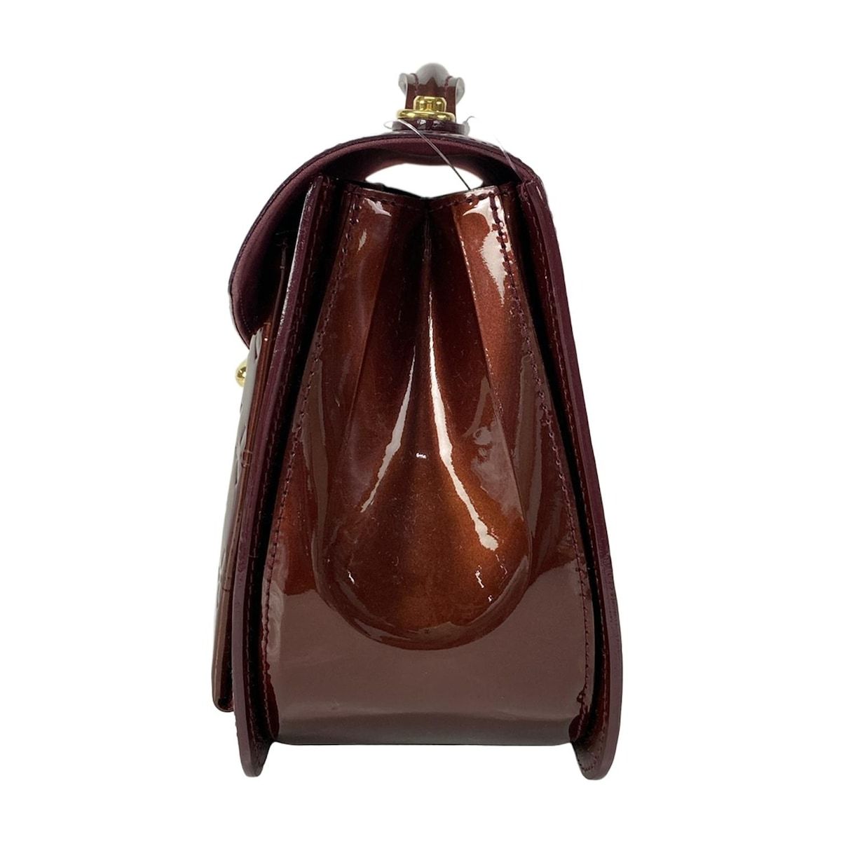ヴェルニ ルイヴィトン ハンドバッグ フォーサイズ ブラウン ロゴ モノグラム LOUIS VUITTON(ルイヴィトン) ハンドバッグ モノグラムヴェルニ
