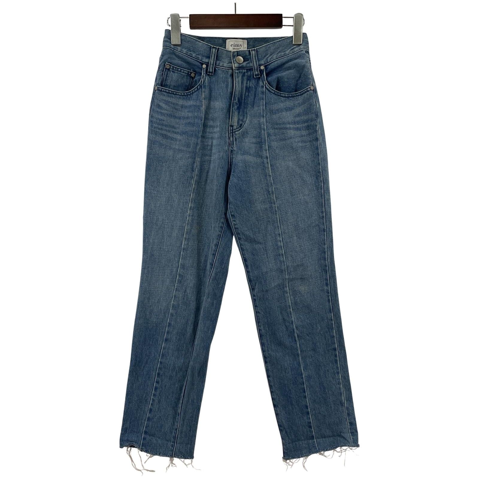 eimy デニム　24 eimy istoire エイミー イストワールデニムパンツ size24/ブルー