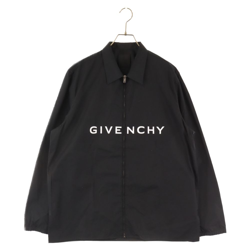 GIVENCHY (ジバンシィ) 23SS BOXY FIT フロントロゴプリント ジップ