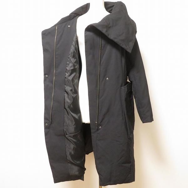 wnc メフウセンソユニコ 芽風 ダウンコート 38 黒 ジップアップ
