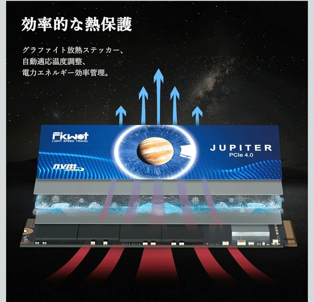 Fikwot 超高速読み込み FX991 M.2 SSD 1TB PCIe Gen4x4 最大転送速度 7100MB 秒 R 7100MB s W 6100MB s NVMe SSD M.2 2280 新型PS5 PS5動作 済み 高耐久 USTAUSTRALIA_COM_AU