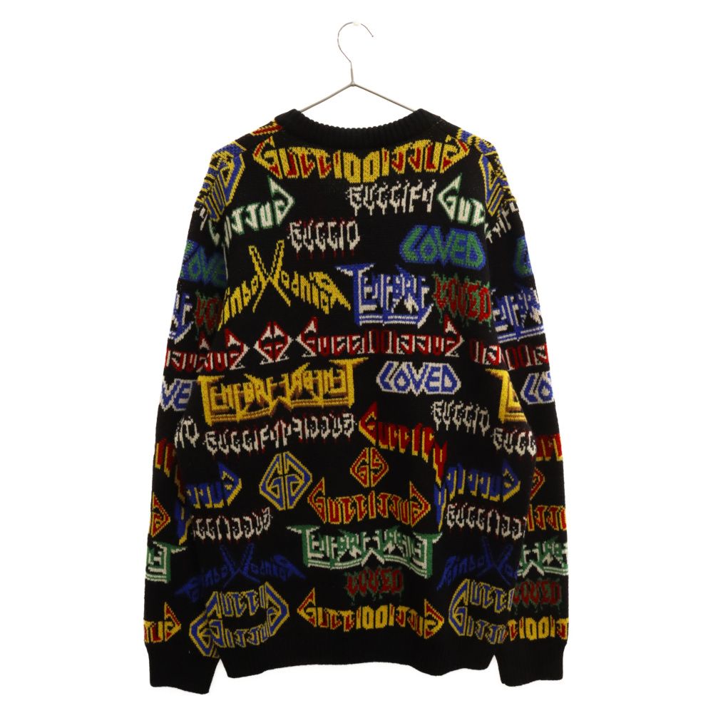GUCCI (グッチ) 18AW Metal Mix Wool Sweater 548945-XKAEN 総柄 