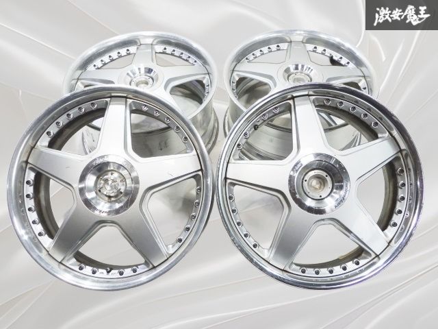 15インチ114.3ワークEウイング4穴、F6.5jjR7jjオフセット12中古 15インチ114.3ワークEウイング4穴、F6.5jjR7jjオフセット12中古 旧車