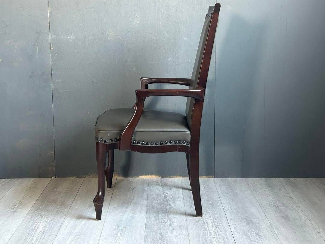 マルニ maruni アームチェア ハイバックチェア 鋲打ち 肘付椅子 SZ