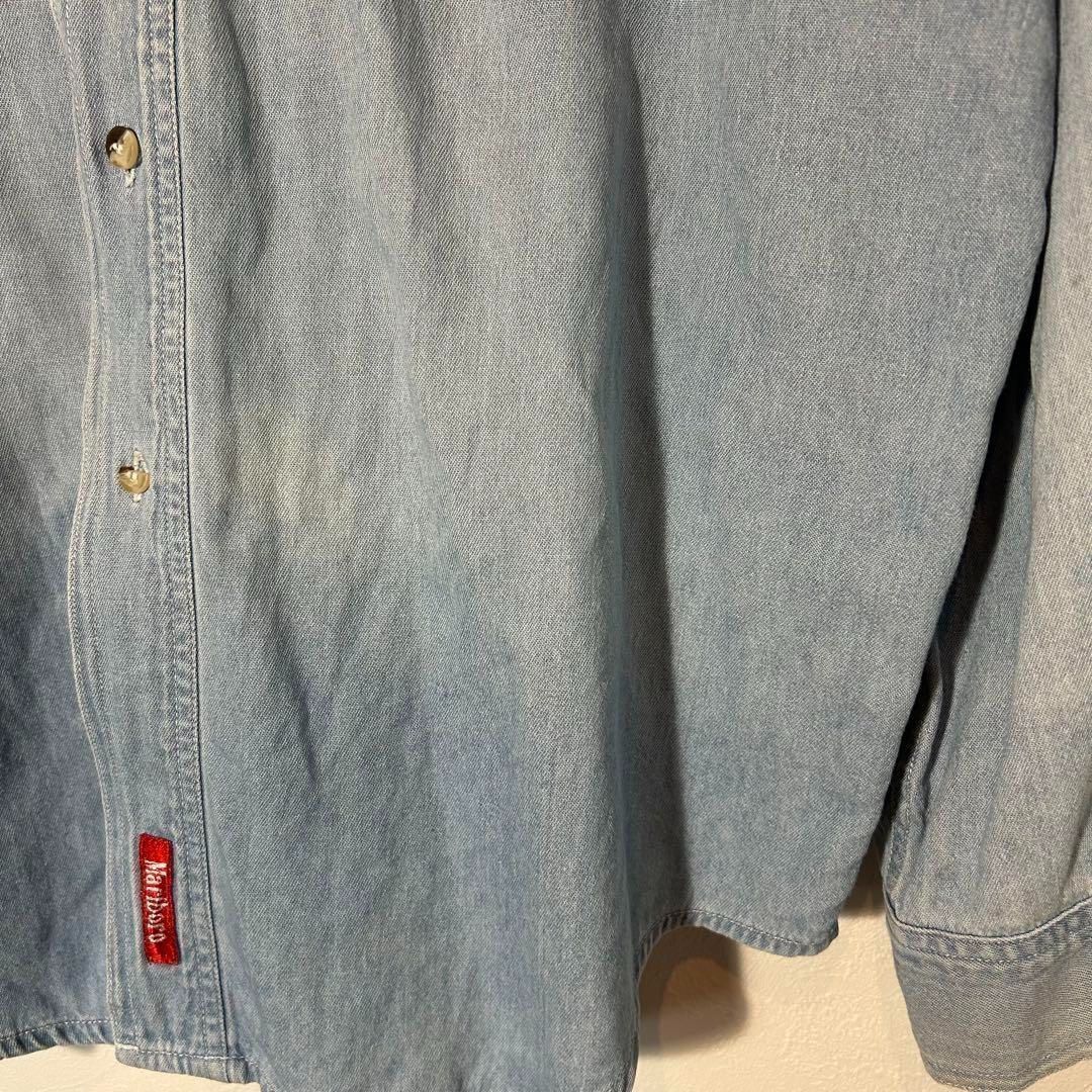 marlboro country マルボロ デニムシャツ 90s サイズL marlboro country マルボロ デニムシャツ 90s サイズL - メルカリ