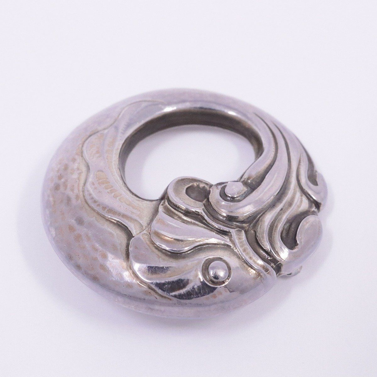 GEORG JENSEN ジョージジェンセン 10 魚モチーフ ブローチ