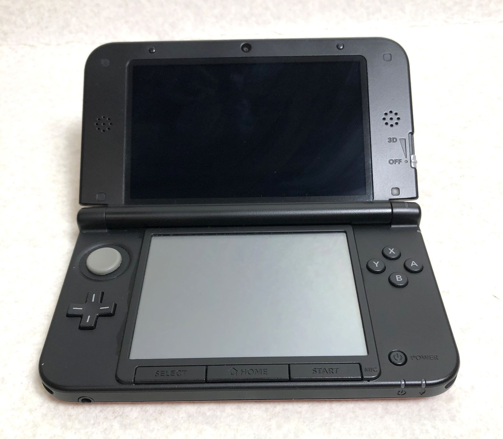DH1463 ジャンク ニンテンドー3DS LL 本体 レッド ブラック SPR-001