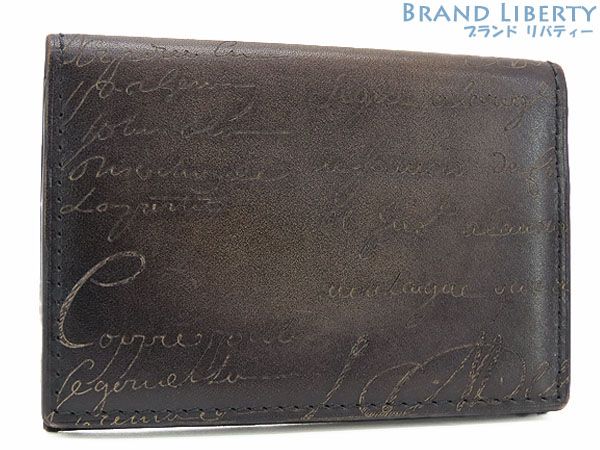 外超美品】ベルルッティ Berluti カリグラフィ インブイア スクリット  