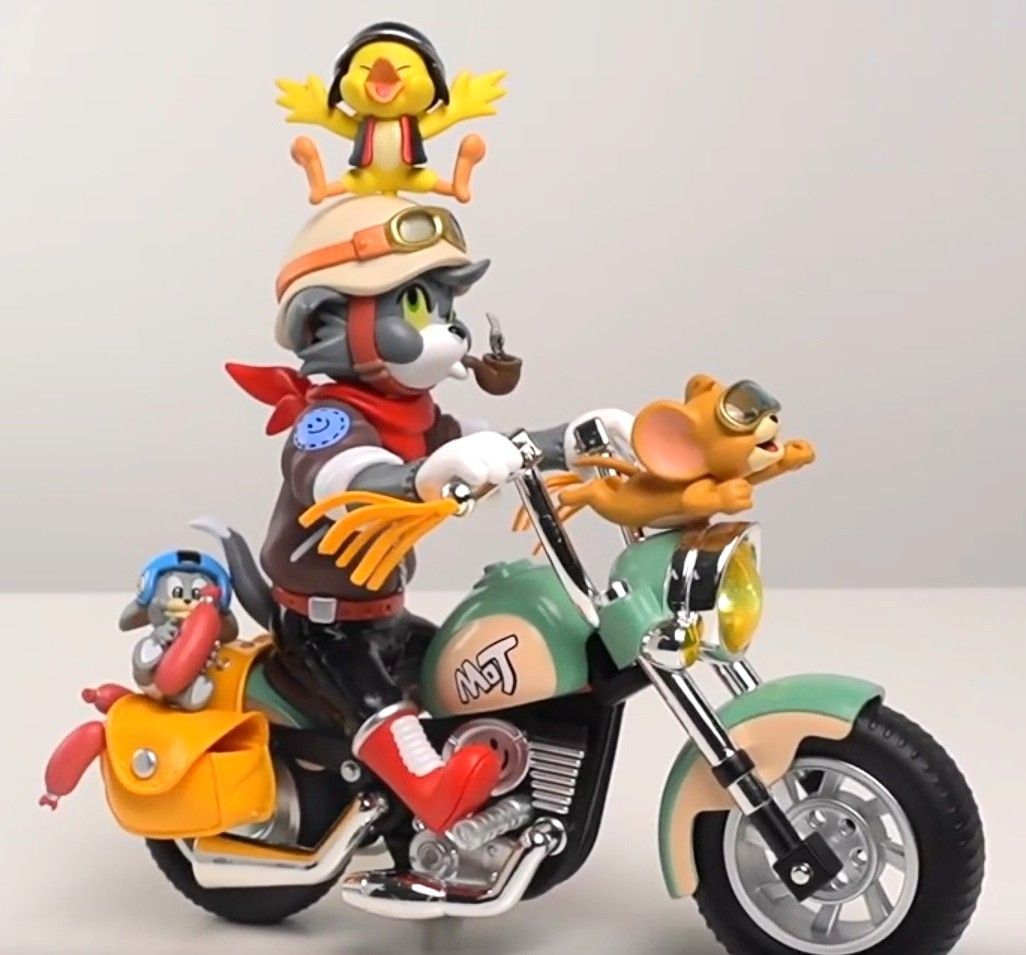 52TOYS】 TOM&JERRY トムとジェリー レトロバイク フィギュア 映画