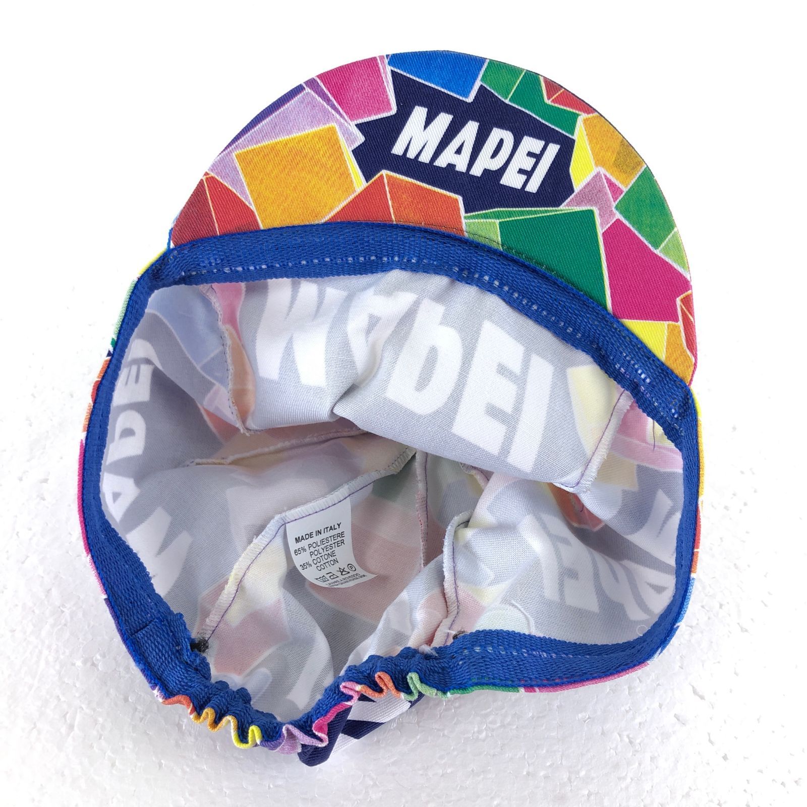 サイクルキャップ MAPEI 総柄 イタリア製 自転車 古着 n043765 - メルカリ