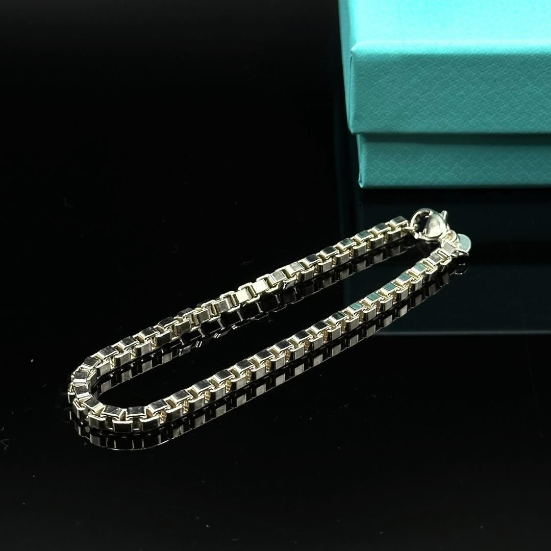 Tiffany & Co. SV925ベネチアンチェーンブレスレット TIFFANY&Co. ティファニー ブレスレット レディース ベネチアン