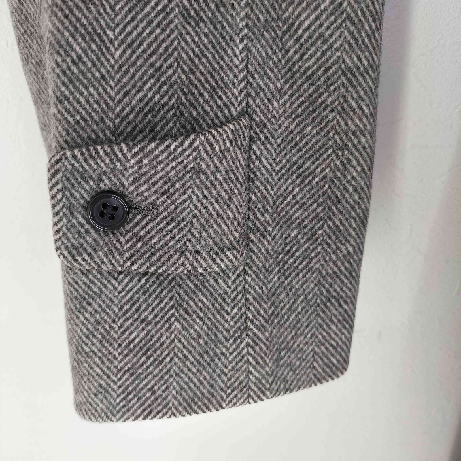ヘリンボーン　ジャケット　コート　ゼニア エルメネジルド ゼニア Ermenegildo Zegna 生地使用 ジャケット