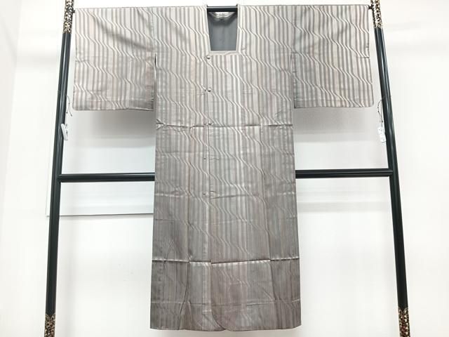 平和屋着物＃道中着　立涌花地紋　菜種油色　ロング丈　正絹　逸品　CAAT5617id 平和屋着物＃道中着 立涌花地紋 菜種油色 ロング丈 正絹 逸品 CAAT5617id