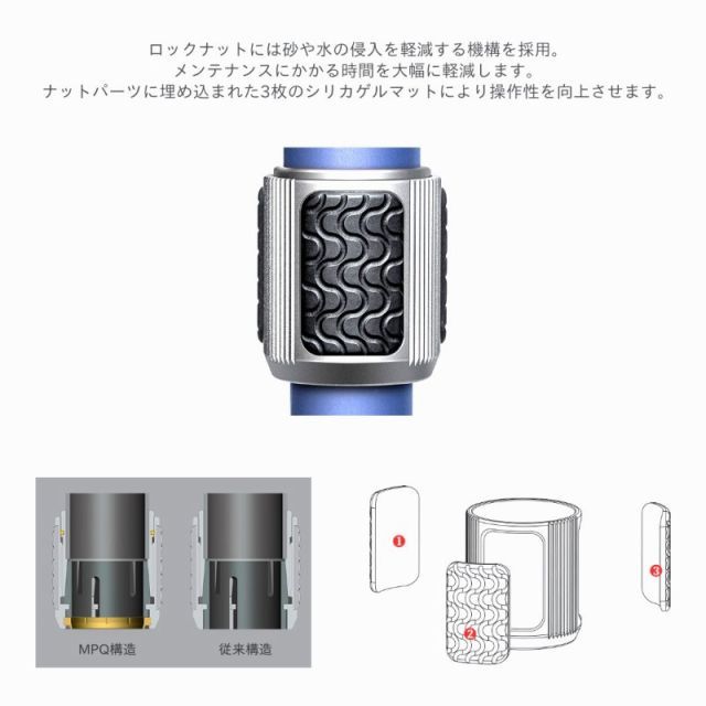 Leofoto レオフォト MPQ-325 C グリーン 防水カーボン一脚