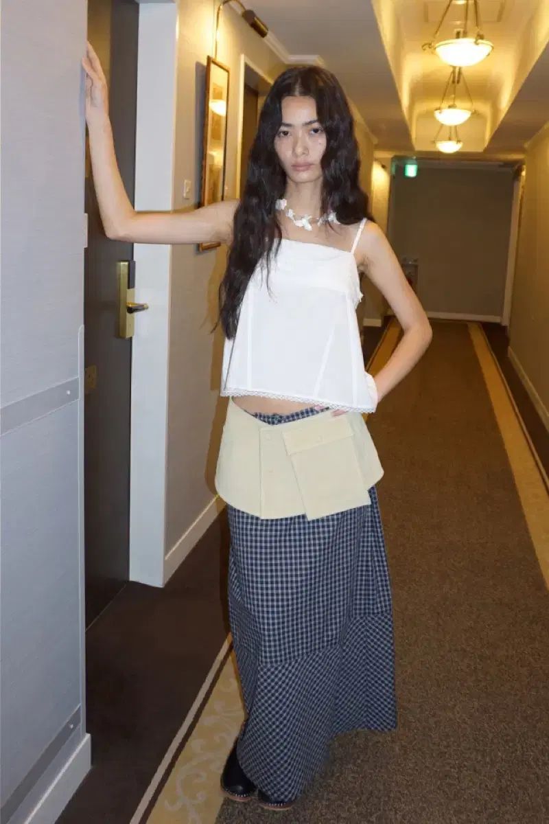 ソーディングキーパン Kael Check Skirt