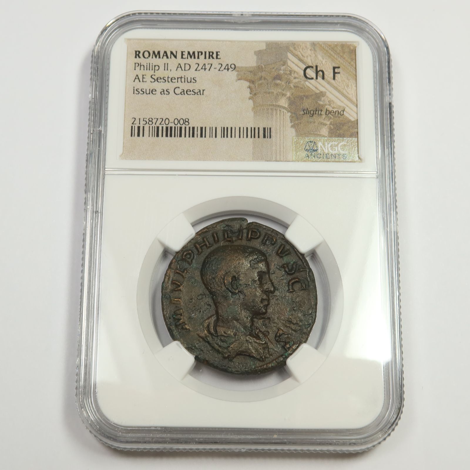 247-249 AD NGC ANCIENTS Choice F - ROMAN EMPIRE - AE Sesterti Coin CNG: The  Coin Shop. Trajan Decius. AD 249-251. Æ Sestertius (27.5mm, 19.22 g, 12h).  Rome mint, 2nd officina. 4th emission, AD 250.