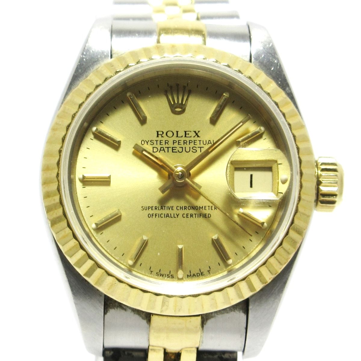 ROLEX(ロレックス) 腕時計 デイトジャスト 69173 レディース SS×K18YG 