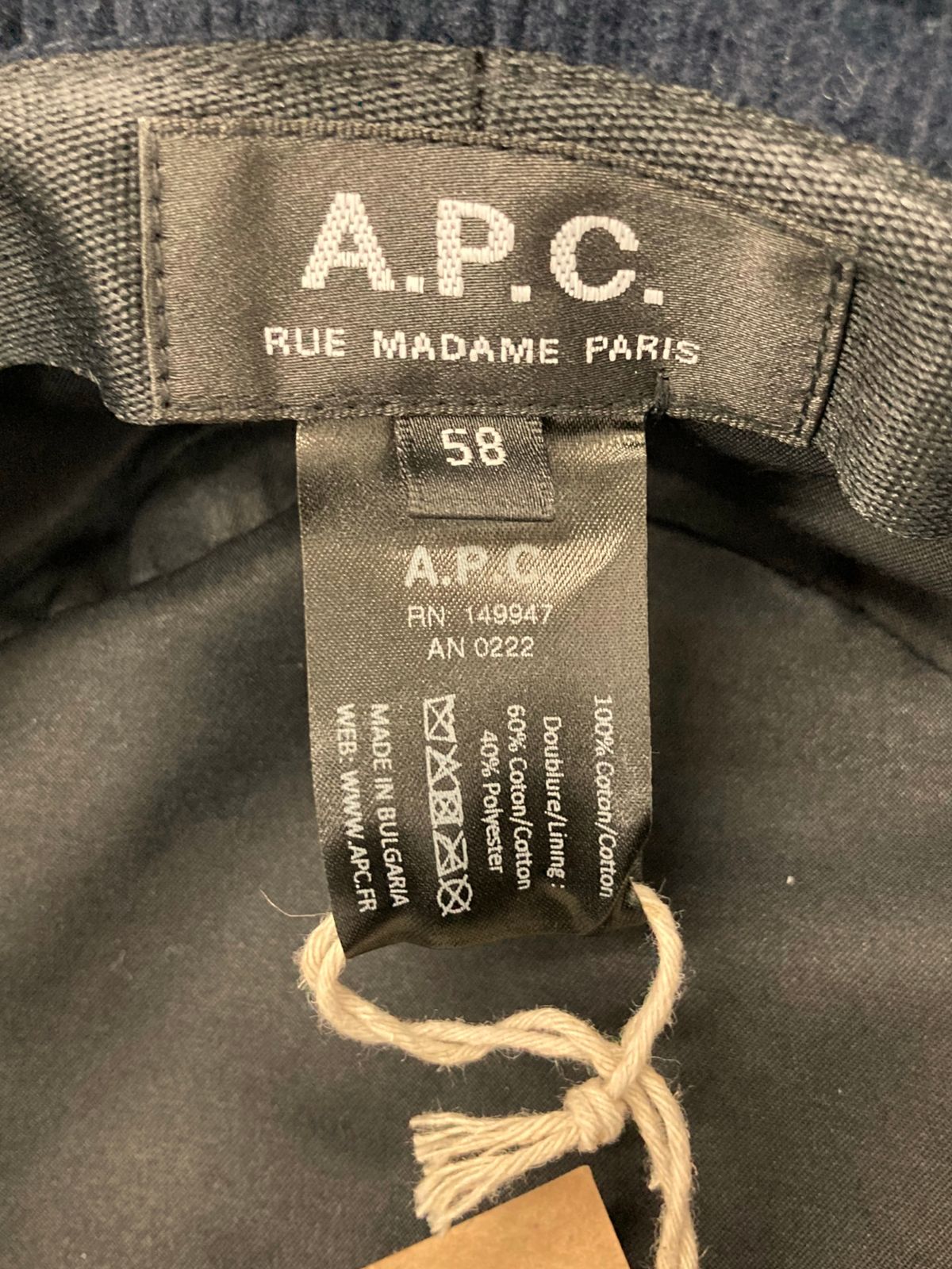 A.P.C. (アーペーセー) バケットハット Bob Mark Hat ボブマーク 