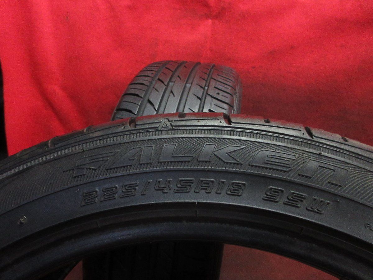 2本 タイヤ 225/45R18 ファルケン ZIEX ☆13145T-