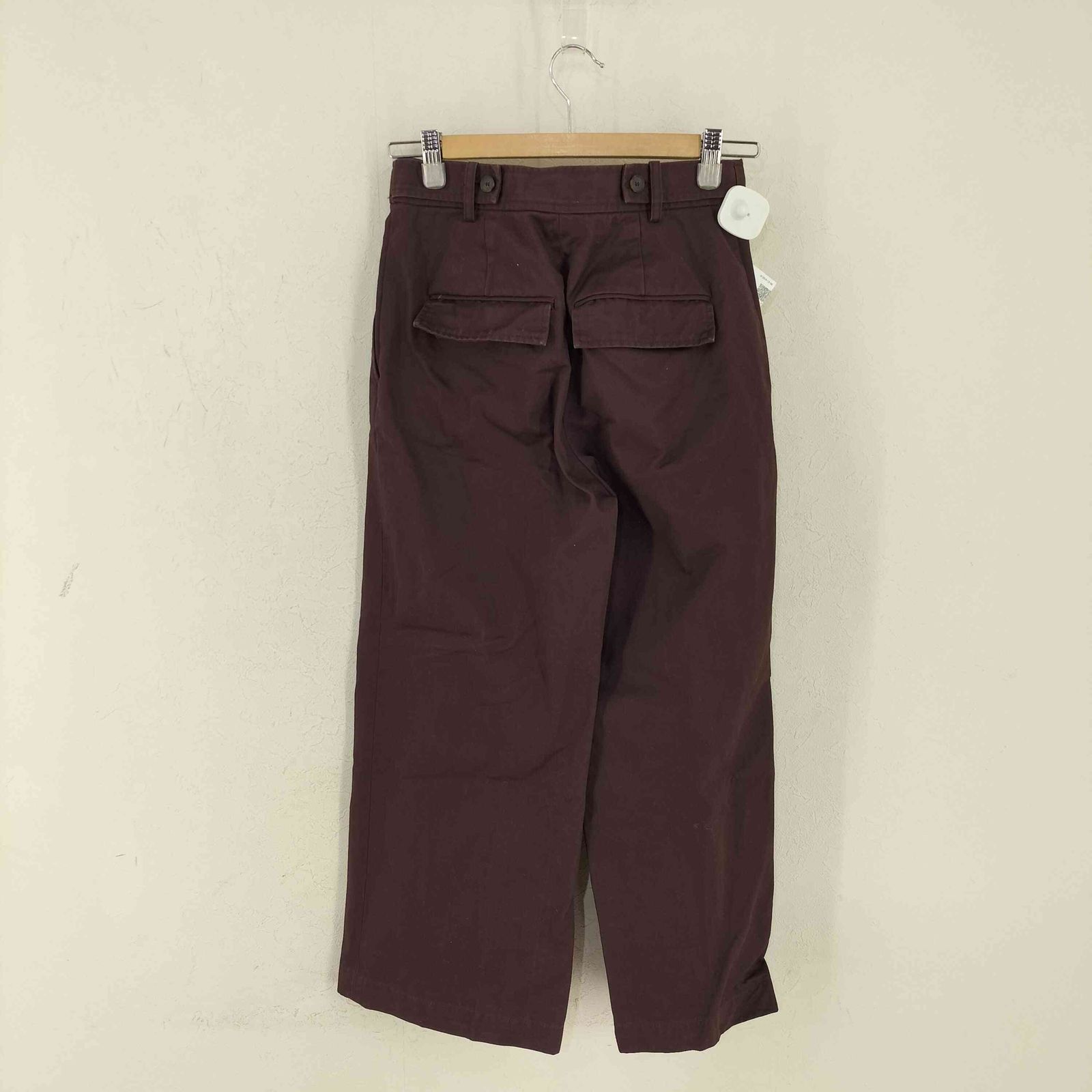 NOBLE⭐︎新品⭐︎サイズ36／ワイドチノクロスストレートパンツ ワイドチノクロスストレートパンツ（スラックス）｜NOBLE