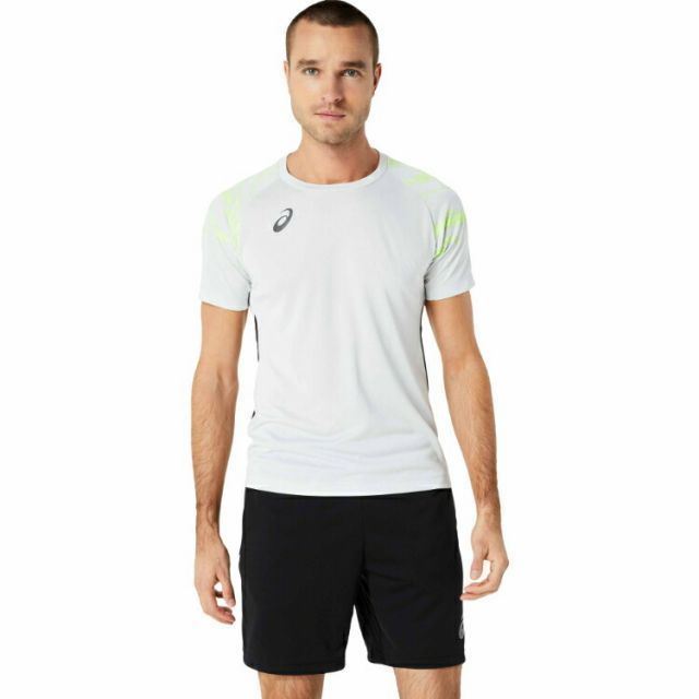 asics アシックス MID DRY PRACTICE SS TOP グラシアグレー 3XL 2101A221 22 | スポーツ スポーツウェア サッカー フットサル ドライプラクティスTシャツ トップス 半袖 クイックマジック メンズ フィット