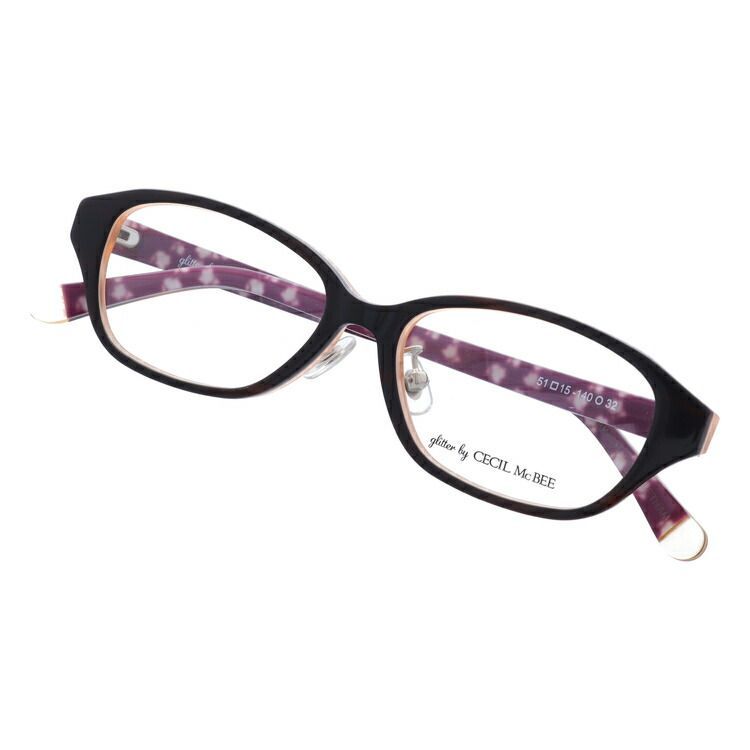 glitter by CECIL McBEE セシルマクビー レディース メガネ 眼鏡