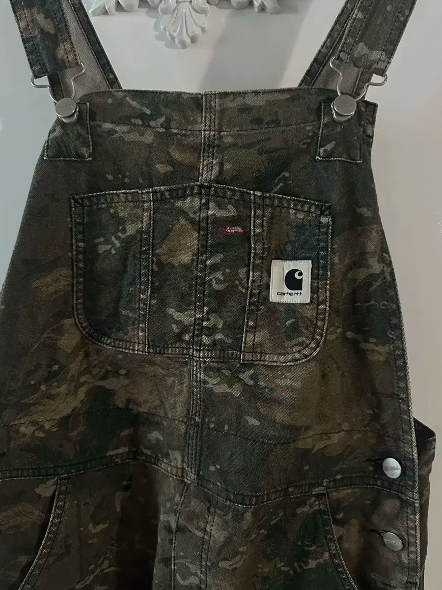 Carhartt カーハート WIP オーバーオール カモ コンビ S Carhartt Wip