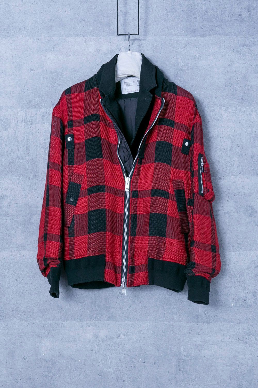 名作 サカイ sacai (2) ドッキングニット プルオーバー ma-1 【公式通販】
