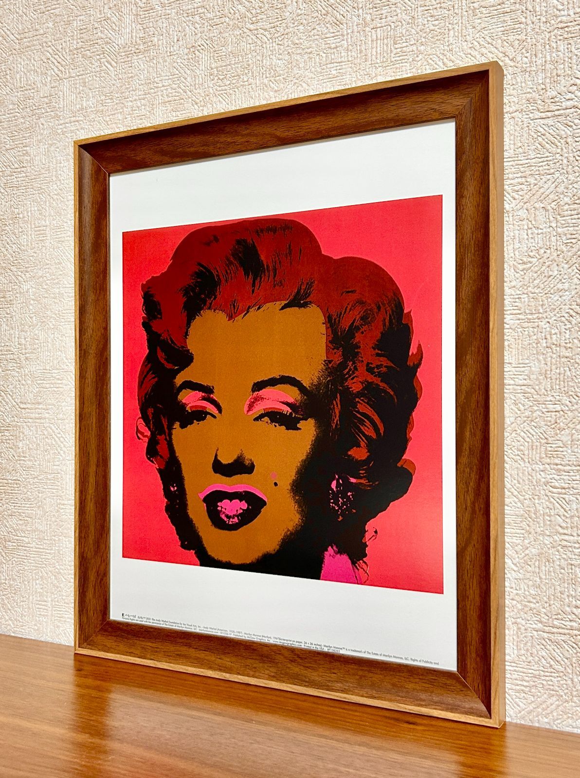 新品☆額縁付アートポスター(BRUCE MCGAW GRAPHICS)☆アンディ
