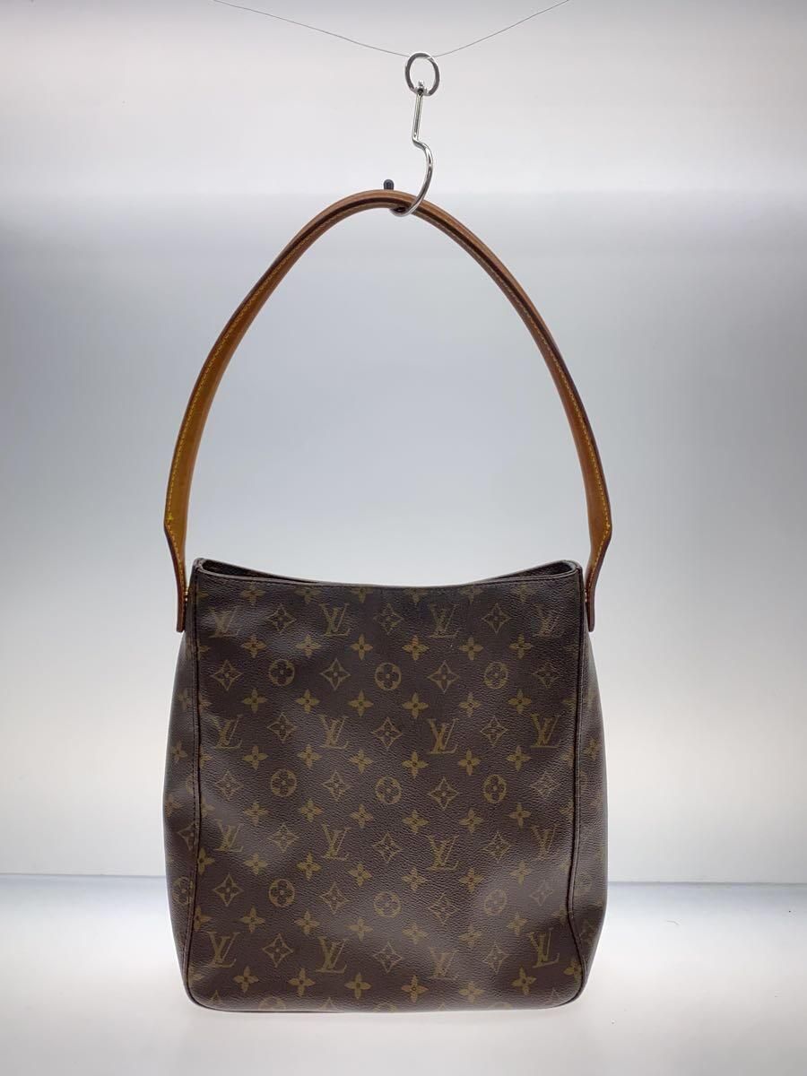 LOUIS VUITTON ルーピングGM_モノグラム・キャンバス_BRW PVC ブラウン モノグラム - メルカリ