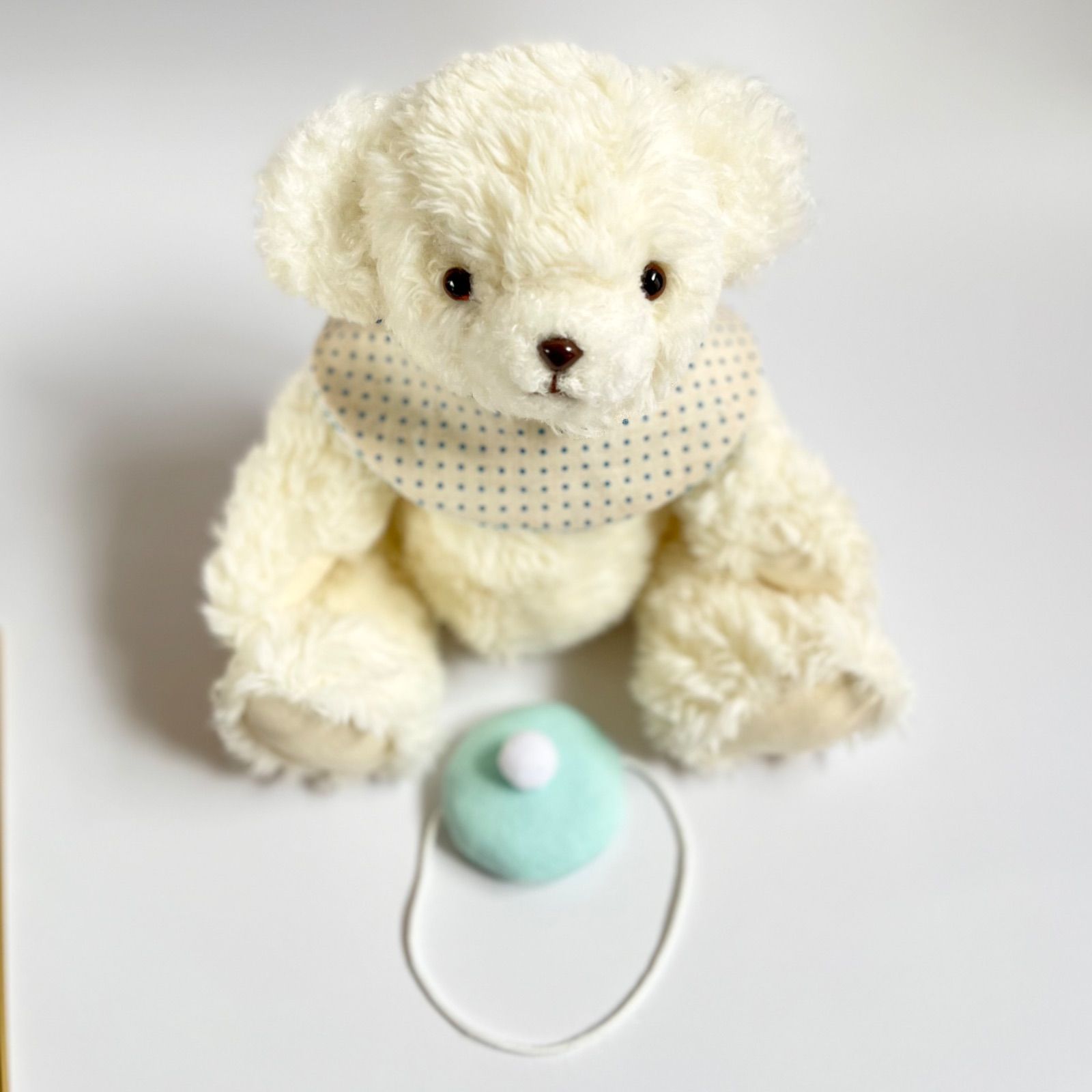 ぬいぐるみ テディベア ハンドメイド ミナペルホネン くまベレー